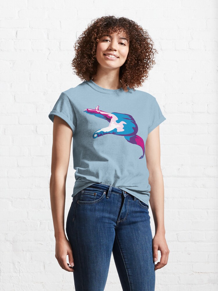 Alternate view of Moray Eel Hand Signal Classic T-Shirt