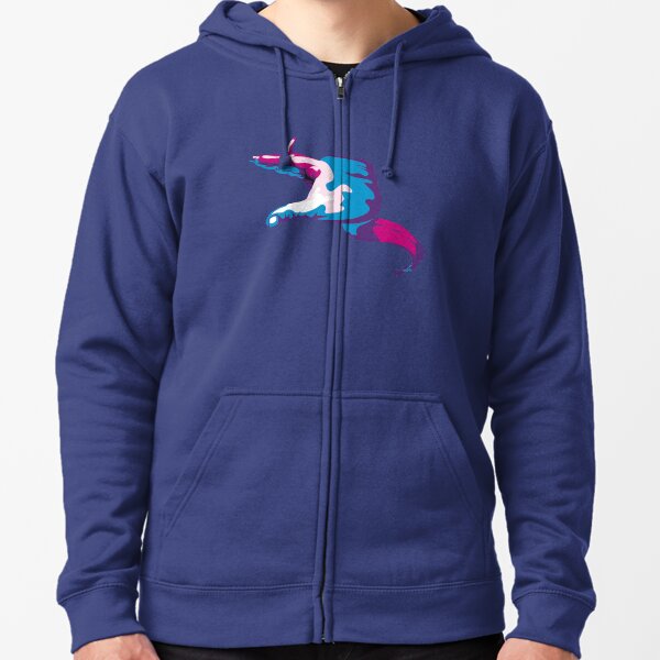 Moray Eel Hand Signal Zipped Hoodie