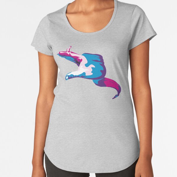 Moray Eel Hand Signal Premium Scoop T-Shirt