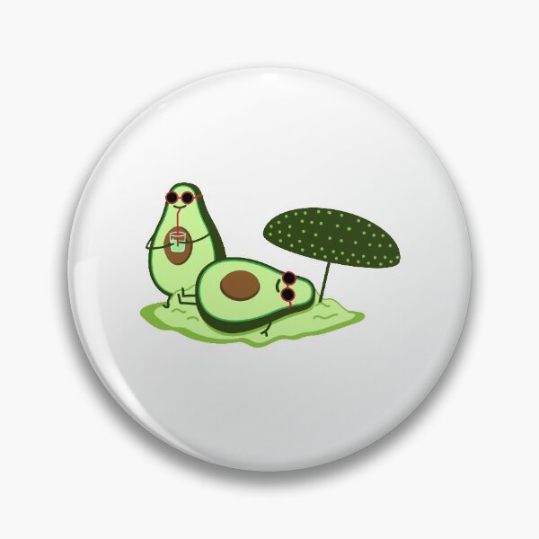 Item preview, Avocado couple on the beach designed and sold by spontania.