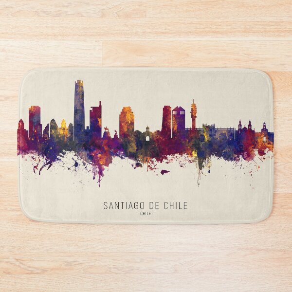 Item preview, Santiago de Chile Skyline designed and sold by ArtPrints.