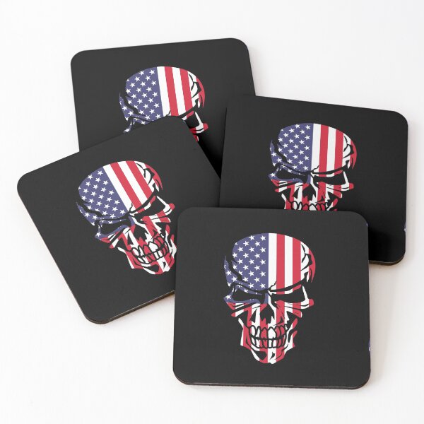 Item preview, American Flag 4th Of July Skull  designed and sold by Designworking.