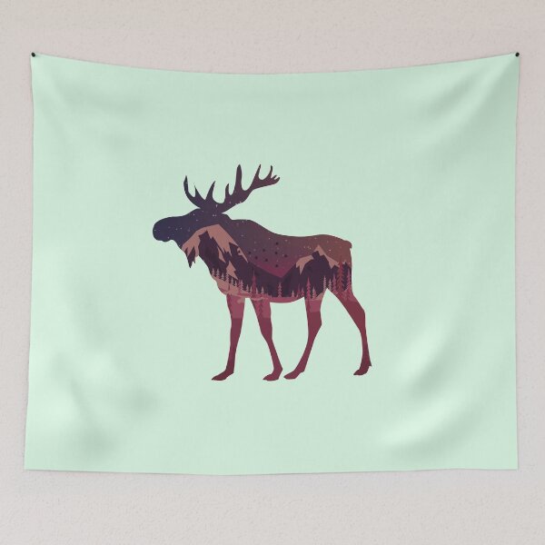 Item preview, moose lover,moose gift animal moose nature in alaska elk designed and sold by ELmezz.
