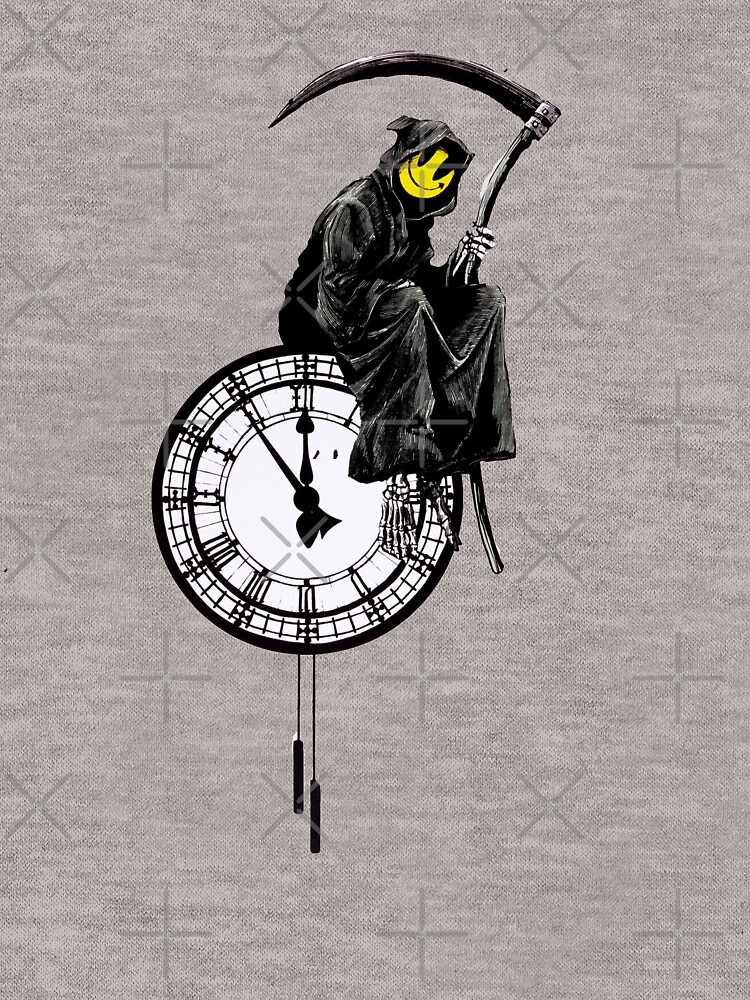 Thumbnail 7 von 7, Pullover, Banksy - Grin Reaper designt und verkauft von HouseofBalloon.