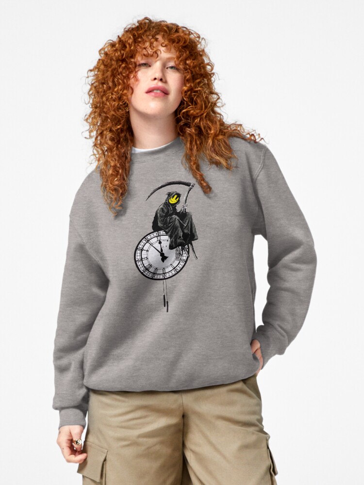 Thumbnail 4 von 7, Pullover, Banksy - Grin Reaper designt und verkauft von HouseofBalloon.