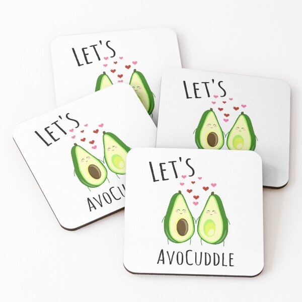 Item preview, Avocado design Let's AvoCuddle  designed and sold by WanderlustBunny.
