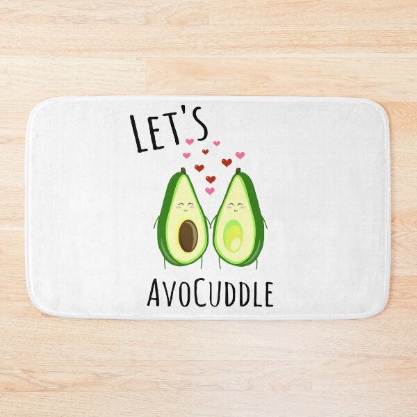Item preview, Avocado design Let's AvoCuddle  designed and sold by WanderlustBunny.