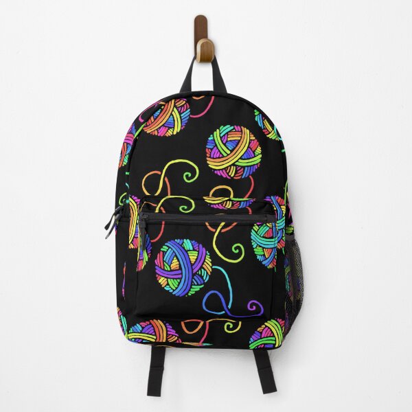 Item preview, A Ball of Rainbow (on black) designed and sold by DilatorySloth.