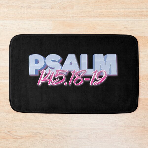 Item preview, Psalm 145:18-19  He Hears Their Cry And Saves Them. Quote The Bible designed and sold by ProjectX23.