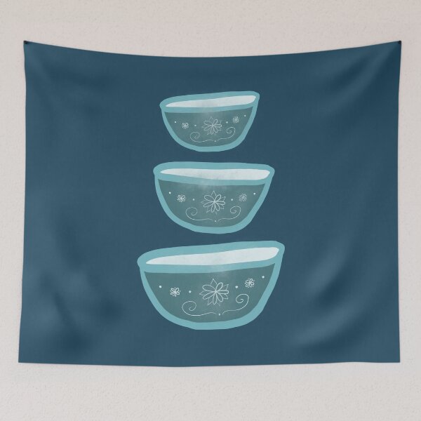 Item preview, Retro Nesting Bowls designed and sold by wingfield-art.