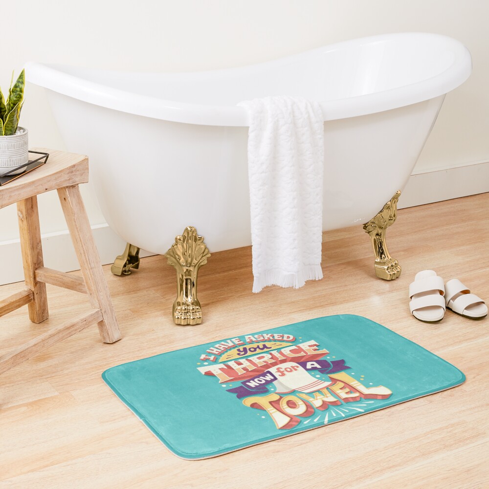 I have asked you thrice Bath Mat