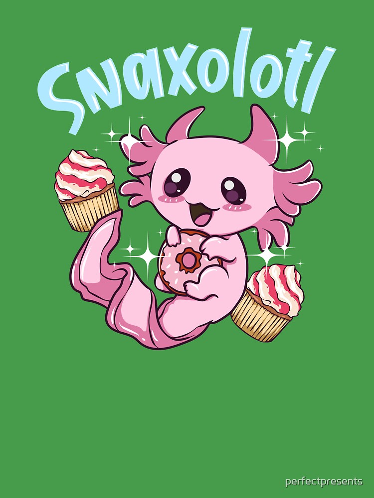 Cute Axolotl Lover Snaxolotl Kawaii Axolotl Food Sweets Tapestry by EQ  Designs - Pixels Merch