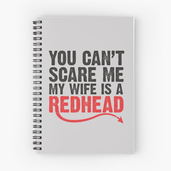 Item preview, You cant scare me my wife is a redhead funny gift for husband of ginger wife designed and sold by alenaz.