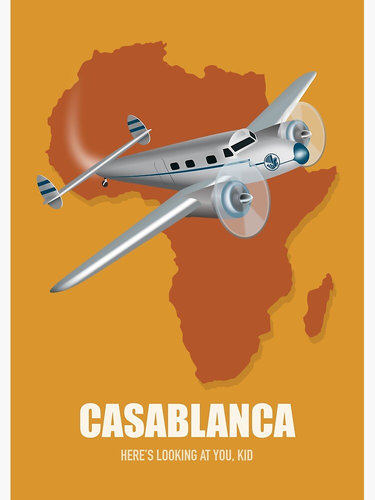 Casablanca - Alternative Movie Poster by MoviePosterBoy