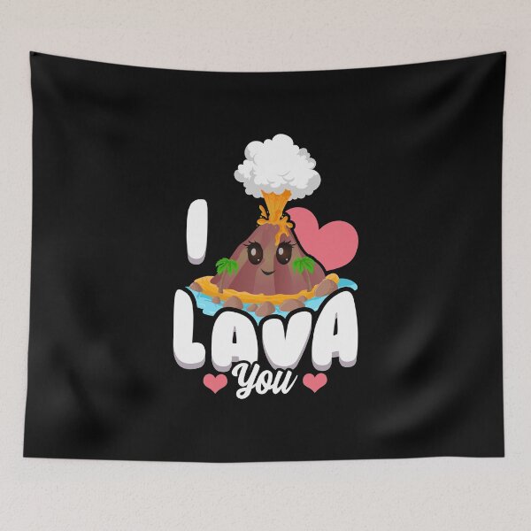 Item preview, Funny I Lava You Volcano Valentine's Day Pun designed and sold by perfectpresents.