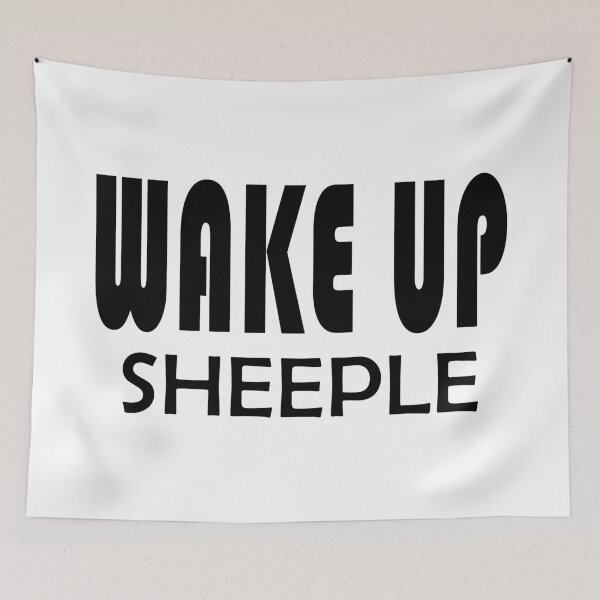 Item preview, Wake Up Sheeple - Truther designed and sold by ArtOfRebellion.