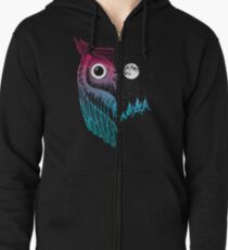 Sudadera con capucha y cremallera Noctámbulo