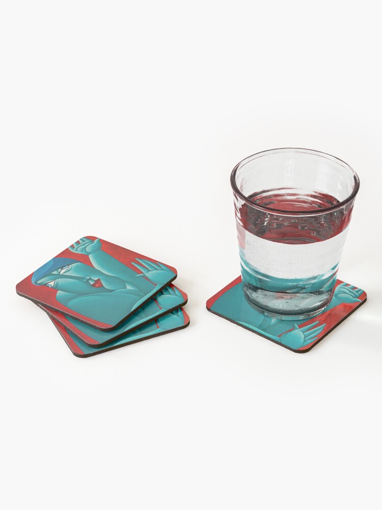 Alternate view of Abstract figure Coasters (Set of 4)