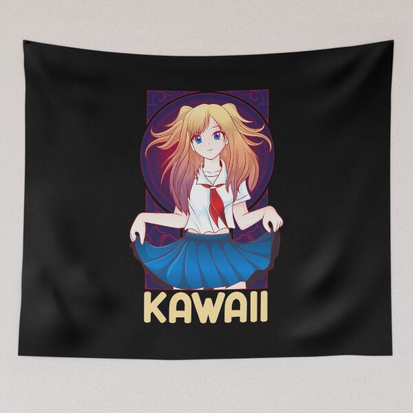 Item preview, Kawaii Waifu Anime Girl Japanese Cute Manga Senpai designed and sold by perfectpresents.