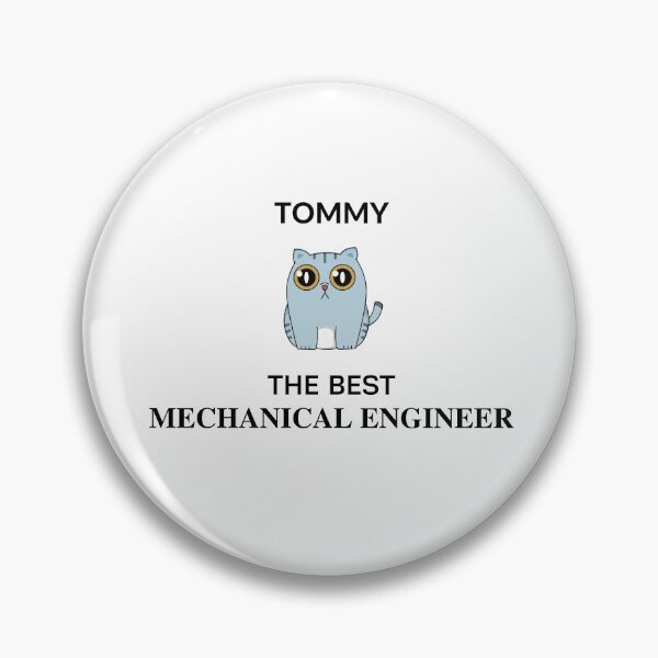 Item preview, Mechanical engineer cat cute designed and sold by OneTimeEngineer.