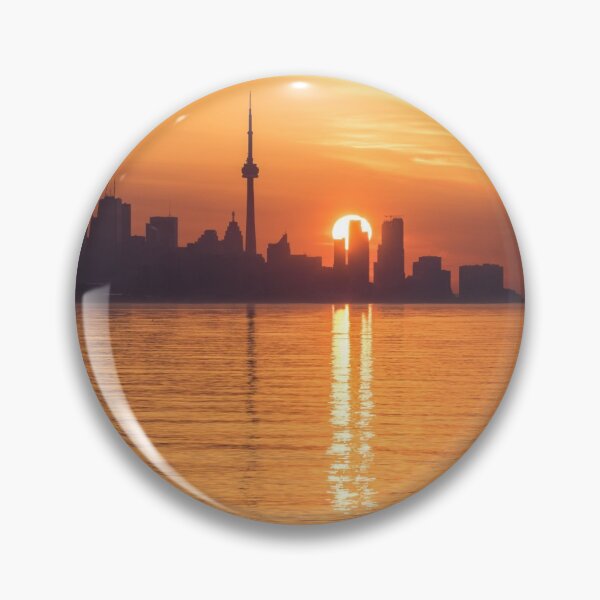 Item preview, Solar Power Split - Toronto Skyscrapers Dividing the Sunrise designed and sold by Georgia Mizuleva.