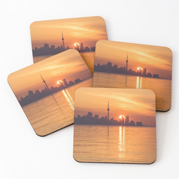 Item preview, Solar Power Split - Toronto Skyscrapers Dividing the Sunrise designed and sold by Georgia Mizuleva.