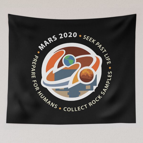 Item preview, NASA Mars 2020 Perseverance Rover Mission Patch Logo designed and sold by CrystalCrush.