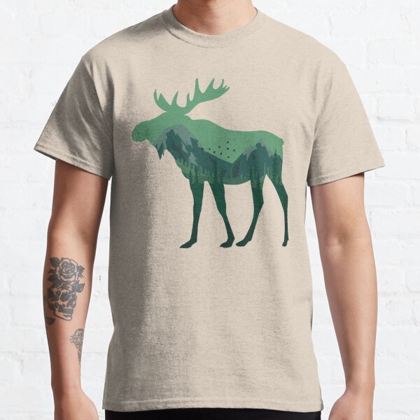 Buck Buck Moose T-shirt Funny Hunting Shirts Moose Head Shirt