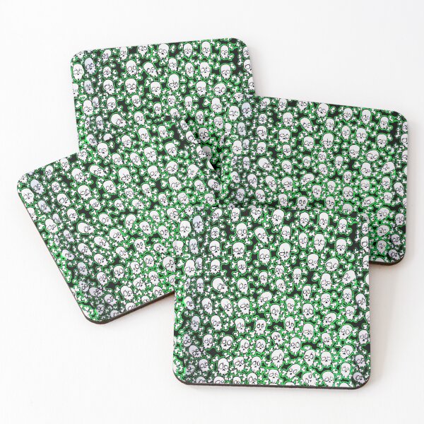 Item preview, Green skulls designed and sold by Tameink.