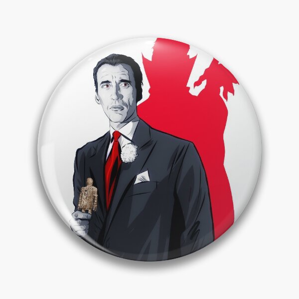 Item preview, Sir Christopher Lee - An illustration by Paul Cemmick designed and sold by TIGERDAVER.