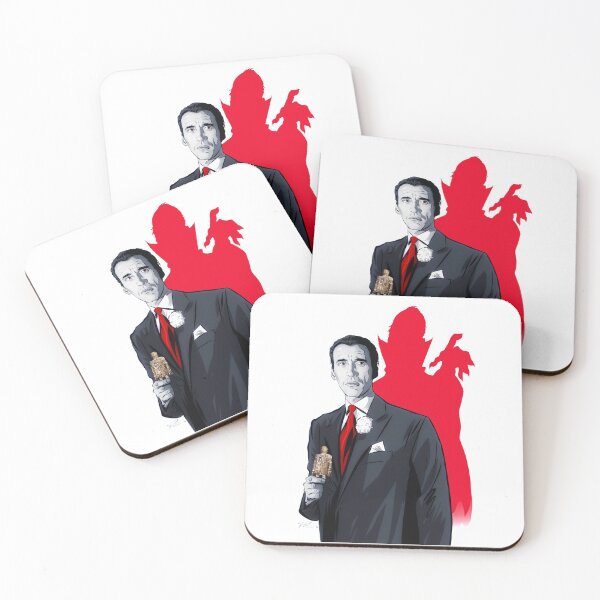 Item preview, Sir Christopher Lee - An illustration by Paul Cemmick designed and sold by TIGERDAVER.