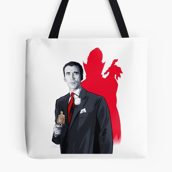 Item preview, Sir Christopher Lee - An illustration by Paul Cemmick designed and sold by TIGERDAVER.