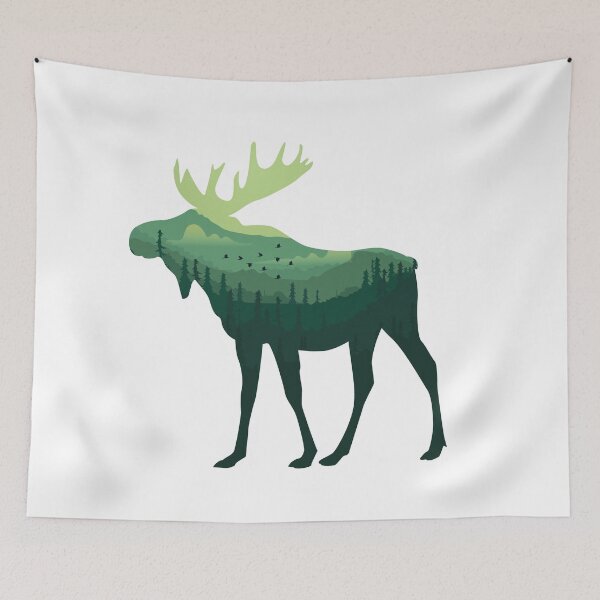 Item preview, moose lover,moose gift animal moose nature in alaska elk designed and sold by ELmezz.