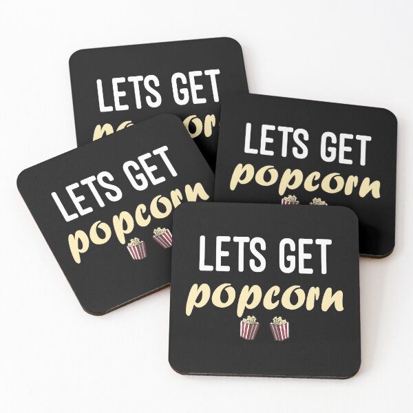 Item preview, Lets Get Popcorn / funny /  Humor / Joke / Gift / Popcorn Eater / Gift for Popcorn Lover / Popcorn Fan / Popcorn Addict designed and sold by Chamssou.