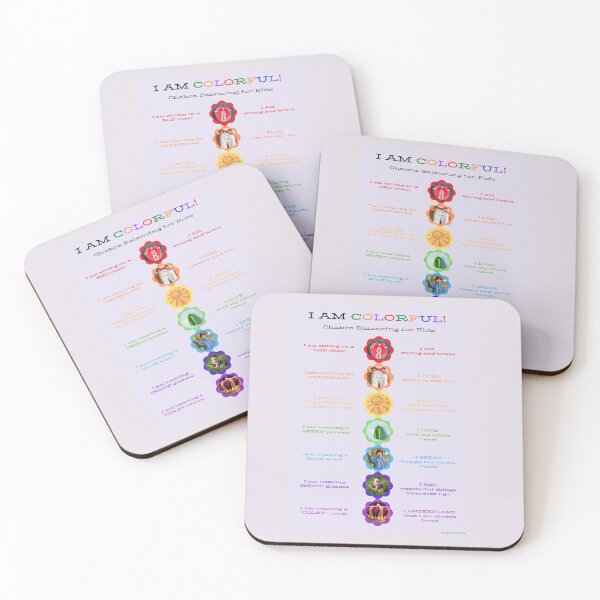 Item preview, Kids Playroom Chakra Balancing Meditation Wall Art Home Decor designed and sold by visual-samadhi.