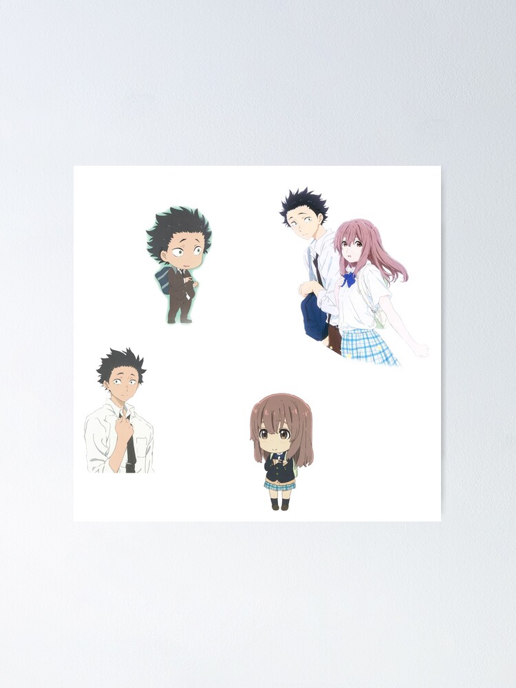 A Silent Voice Koe No Katachi Mix Compilation Poster By Anime Dude Redbubble