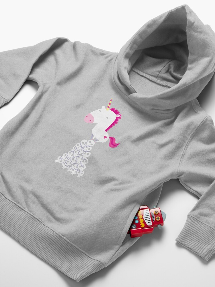 Alternate view of Killer Unicorn Toddler Pullover Hoodie