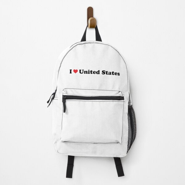 I Love United States Backpack