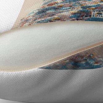 Alternate view of Leaving to a destination Throw Pillow