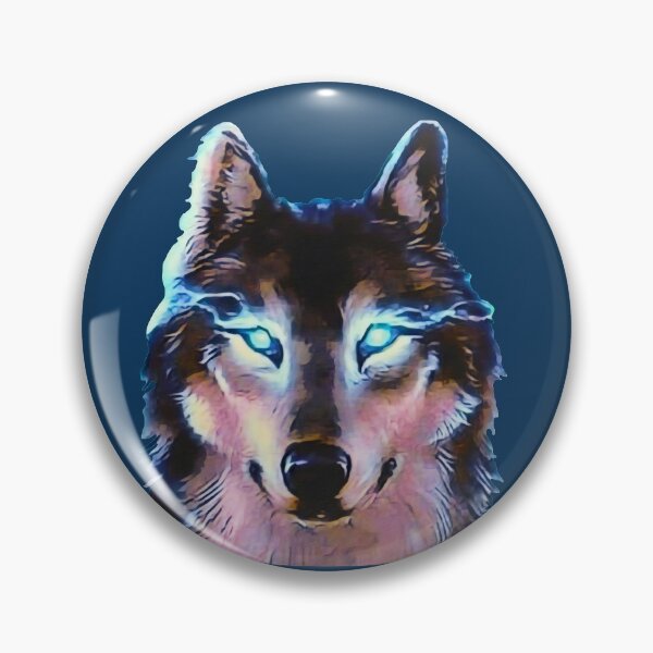 Item preview, Wolf with green shining eyes designed and sold by helenkaiy.
