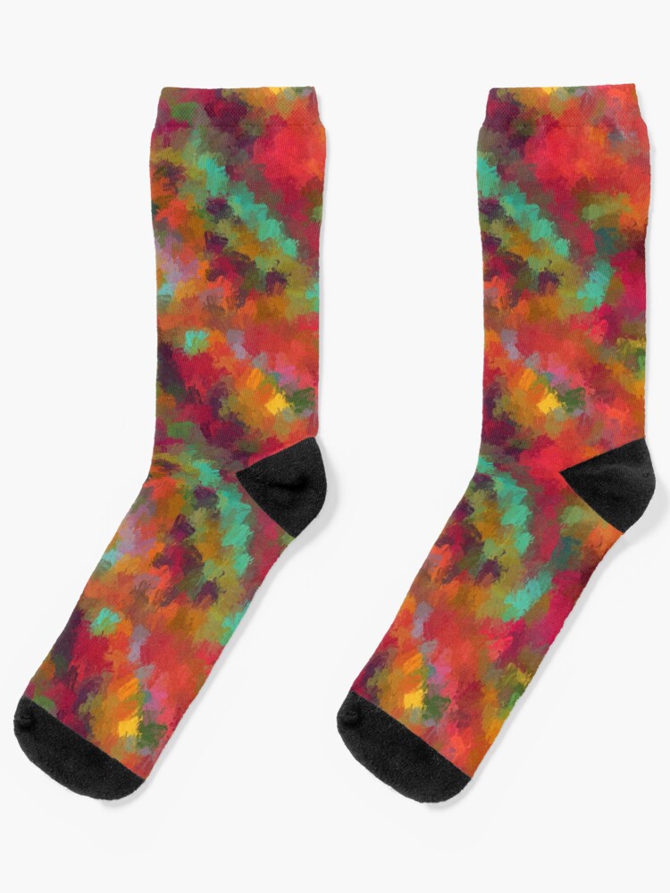 Thumbnail 1 of 5, Socks, Stains applied with the brush on designed and sold by starchim01.