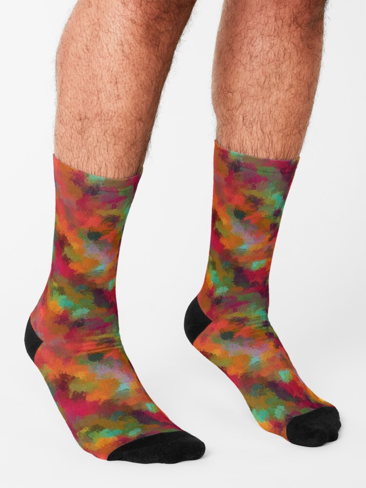 Thumbnail 3 of 5, Socks, Stains applied with the brush on designed and sold by starchim01.