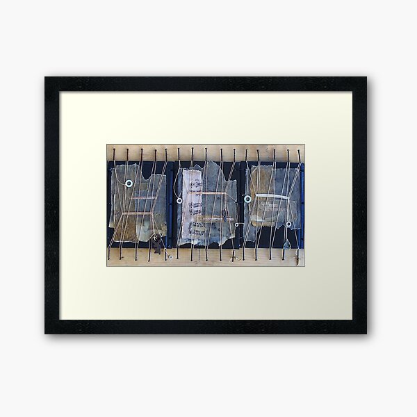 flying alone Framed Art Print