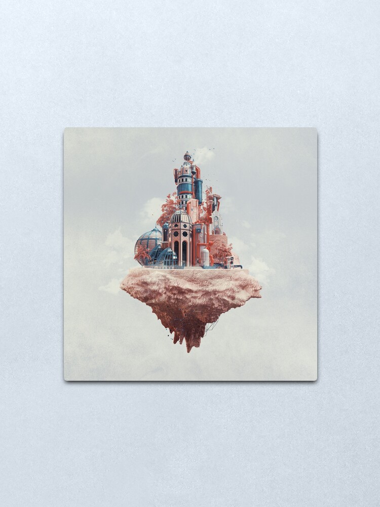Alternate view of Crystal Castle Metal Print