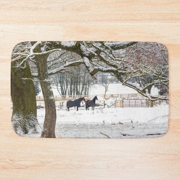 Item preview, Horses in the snow designed and sold by HaleyRedshaw.