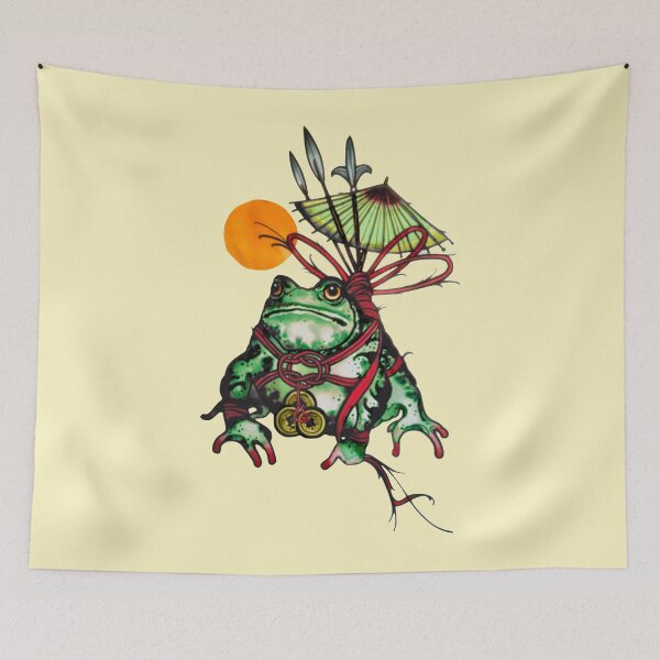 Item preview, Frog With Umbrella Under Sun designed and sold by VictorIos.