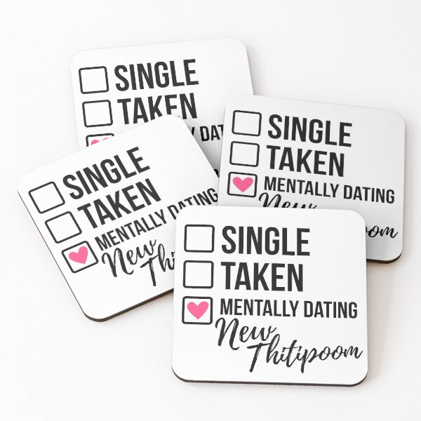 Item preview, Single Taken Mentally Dating New Thitipoom designed and sold by skeletonvenus.