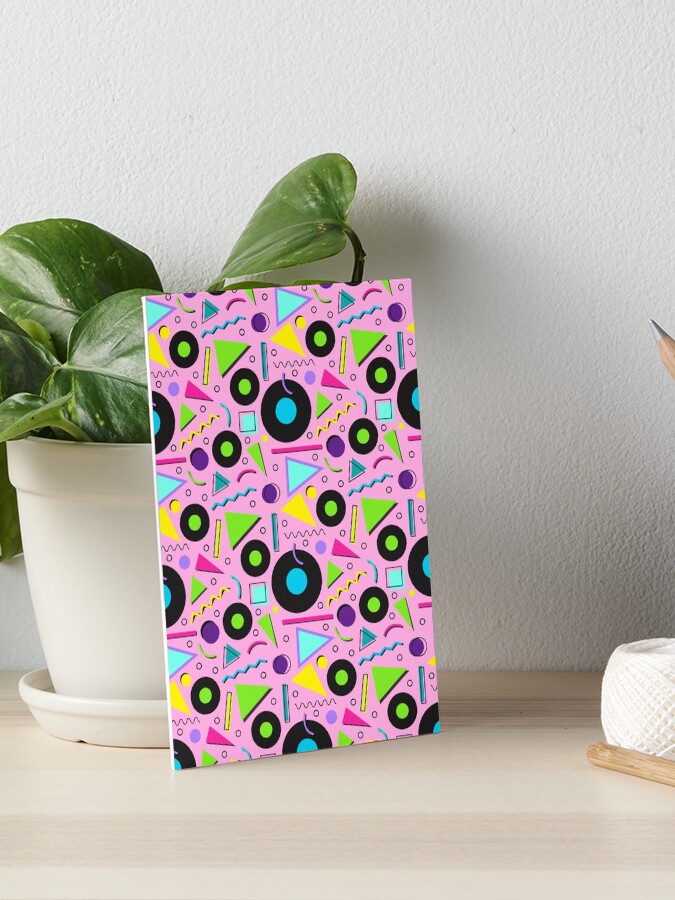 Retro Neon Shapes Vinyl