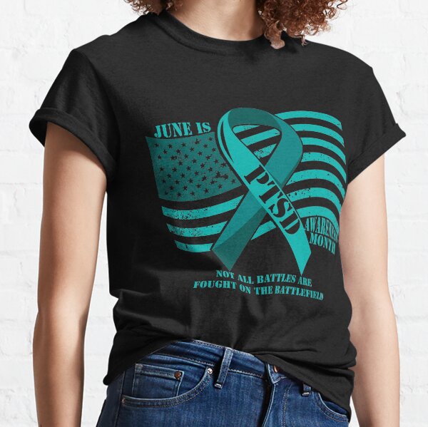 Item preview, June PTSD Awareness Month  designed and sold by Warrior Veteran Clothing.