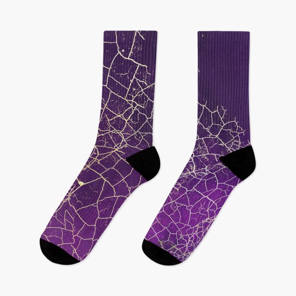 Item preview, Golden Cracks on Purple designed and sold by Elisabeth Lucas.